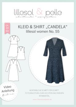Schnittmustertitelbild Kleid & Shirt Candela lillesol women Nr. 55